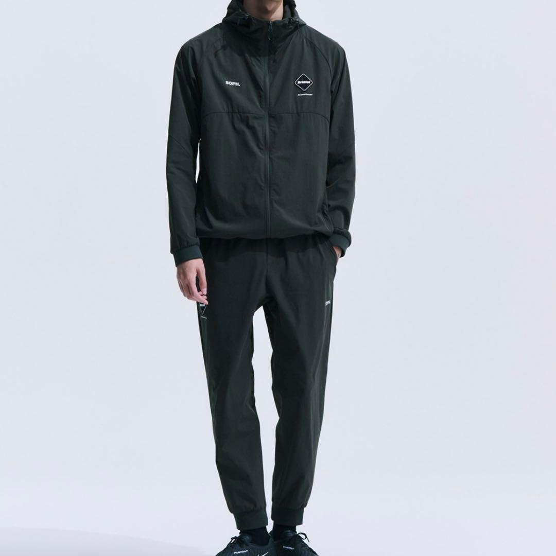 新品 4WAY STRETCH RIBBED PANTS ネイビー L