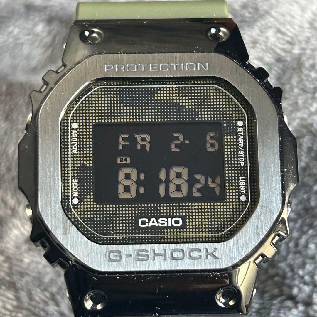 メタル×ミリタリー GM-5600B［美品］カーキグリーン G-SHOCK