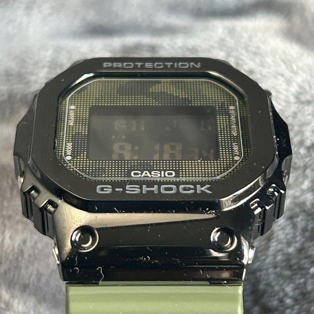 メタル×ミリタリー GM-5600B［美品］カーキグリーン G-SHOCK
