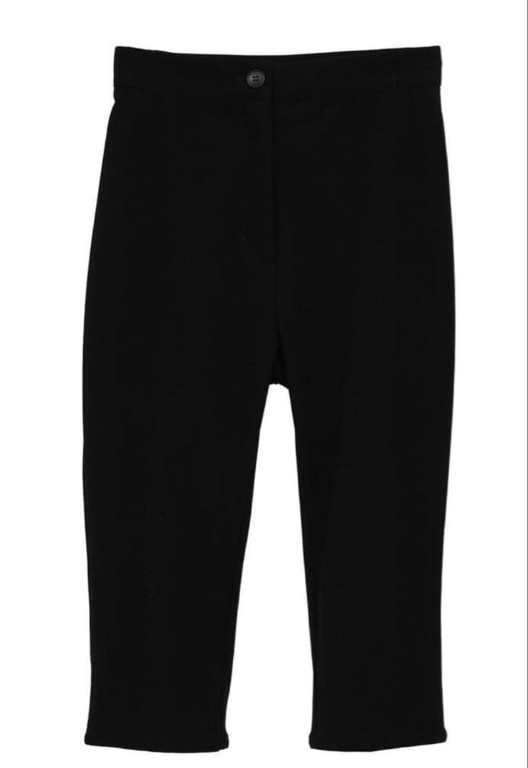 CLANEクラネ CAPRI RIB PANTS カプリリブパンツ