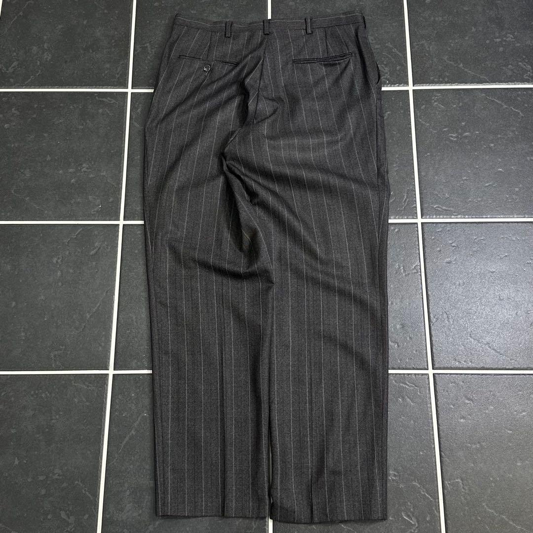 50s vintage 【ストレートスラックス　ストライプ　タロンジップ　高級】