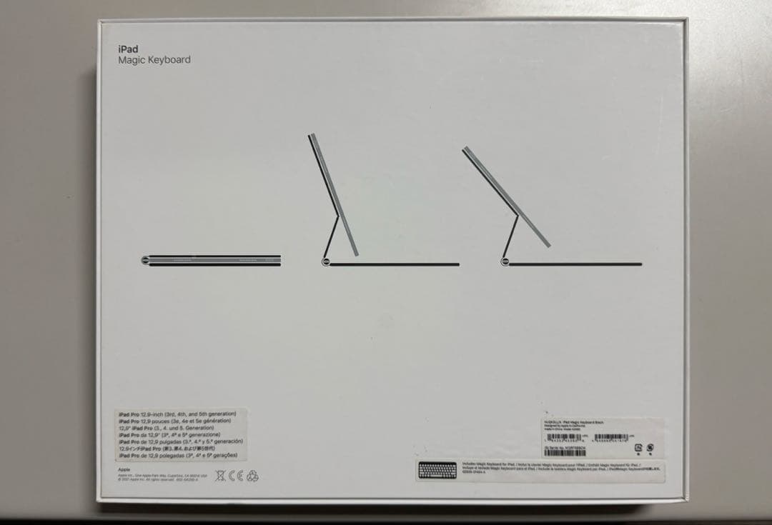 MagicKeyboard US配列 第5/4世代 iPadPro 12.9