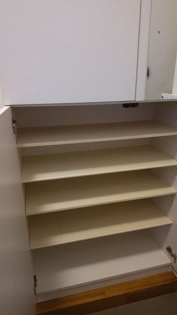 【みいちあんさん専用】シューズボックス、靴棚、ミラーつき