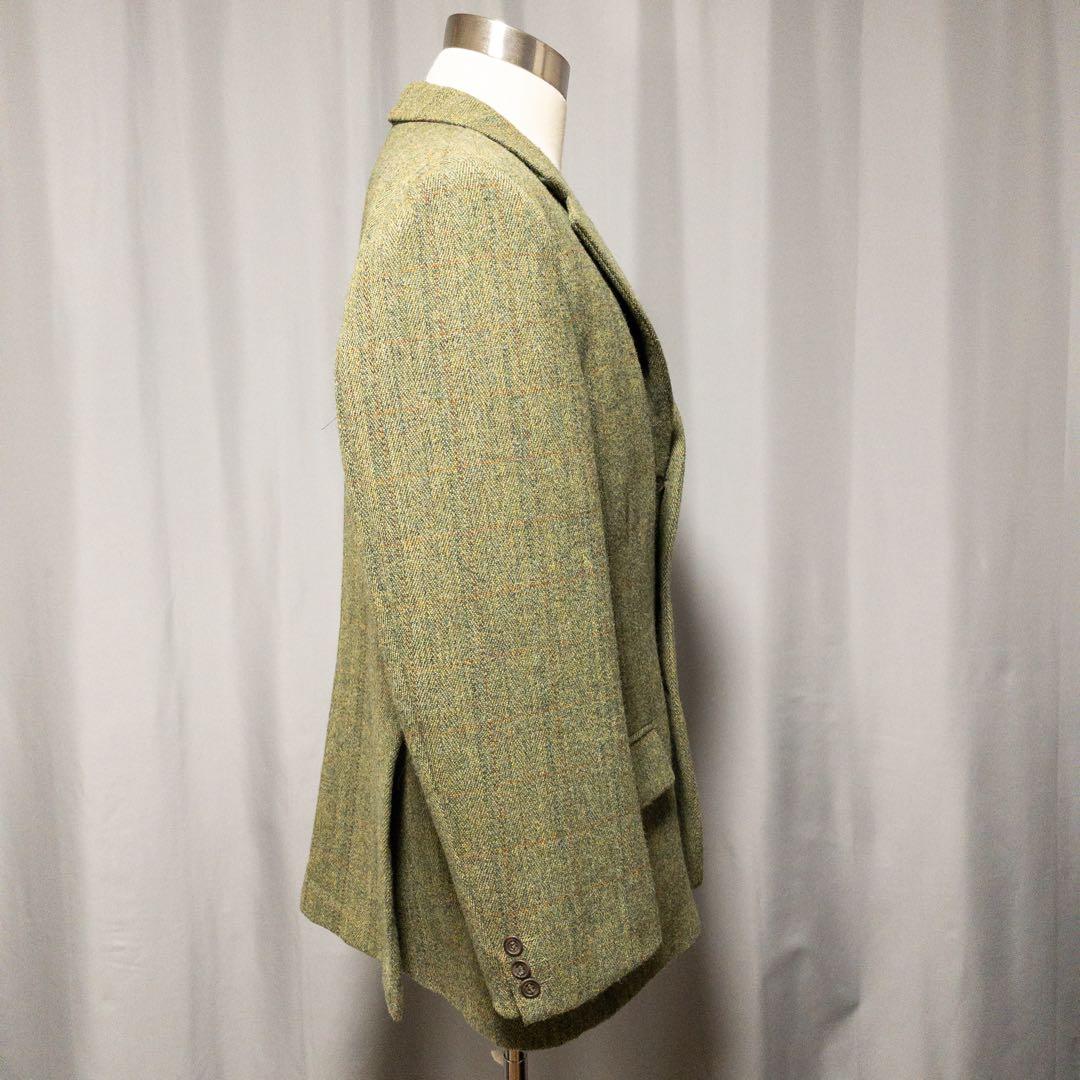 英国製 BOOKSTER ヘビーウエイト グリーン ツイード ジャケット