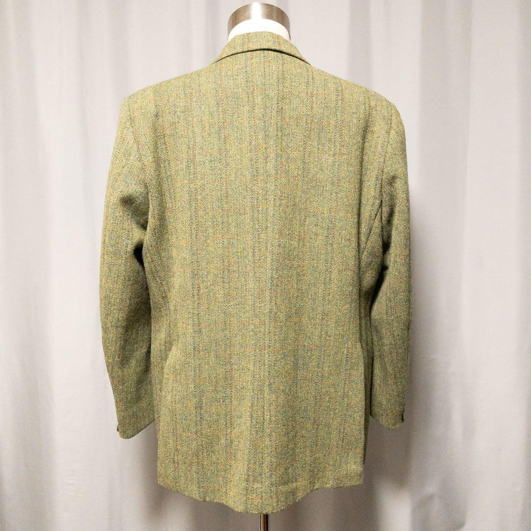 英国製 BOOKSTER ヘビーウエイト グリーン ツイード ジャケット