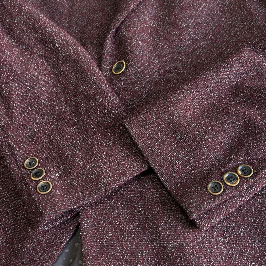 美品 定価5.8万 ジョセフアブード ツイードウール セットアップ ジャケットL