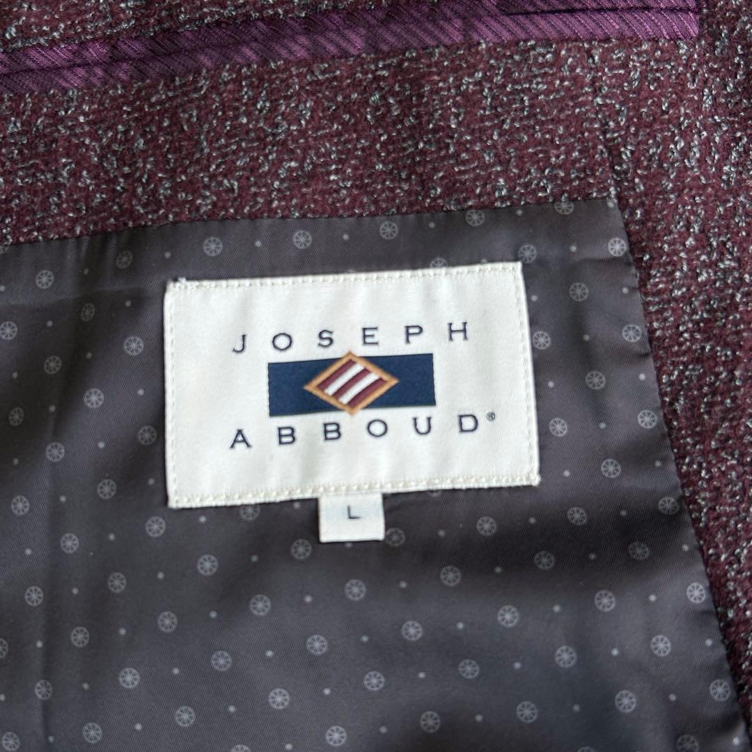 美品 定価5.8万 ジョセフアブード ツイードウール セットアップ ジャケットL