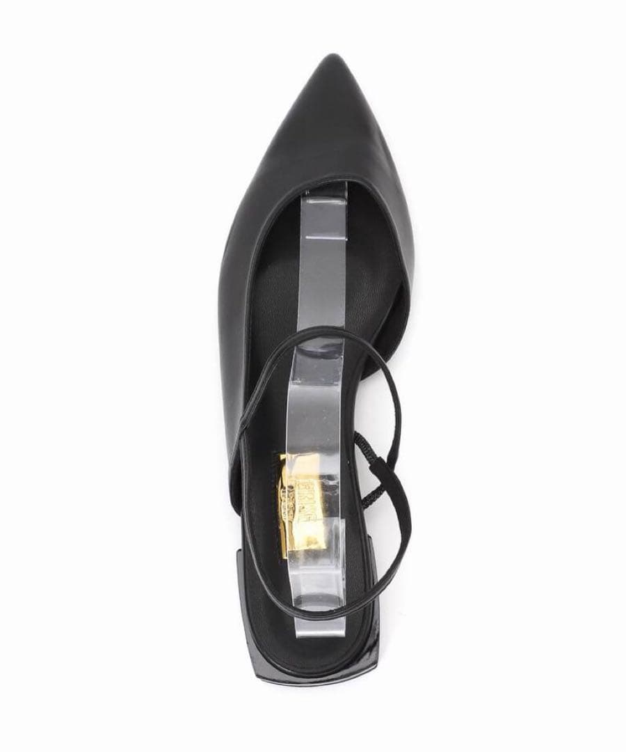 Le Talon GRISE ポインテッドストラップスリングバック　24cm