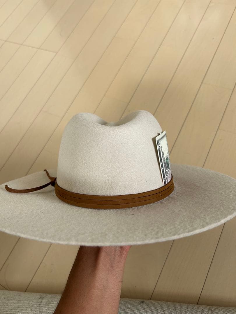 ハット　アメカジ　ウエスタンハット　中折れハット　ロングブリム　カウボーイハット