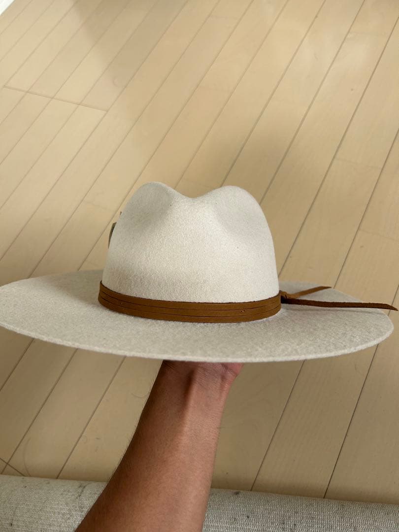 ハット　アメカジ　ウエスタンハット　中折れハット　ロングブリム　カウボーイハット