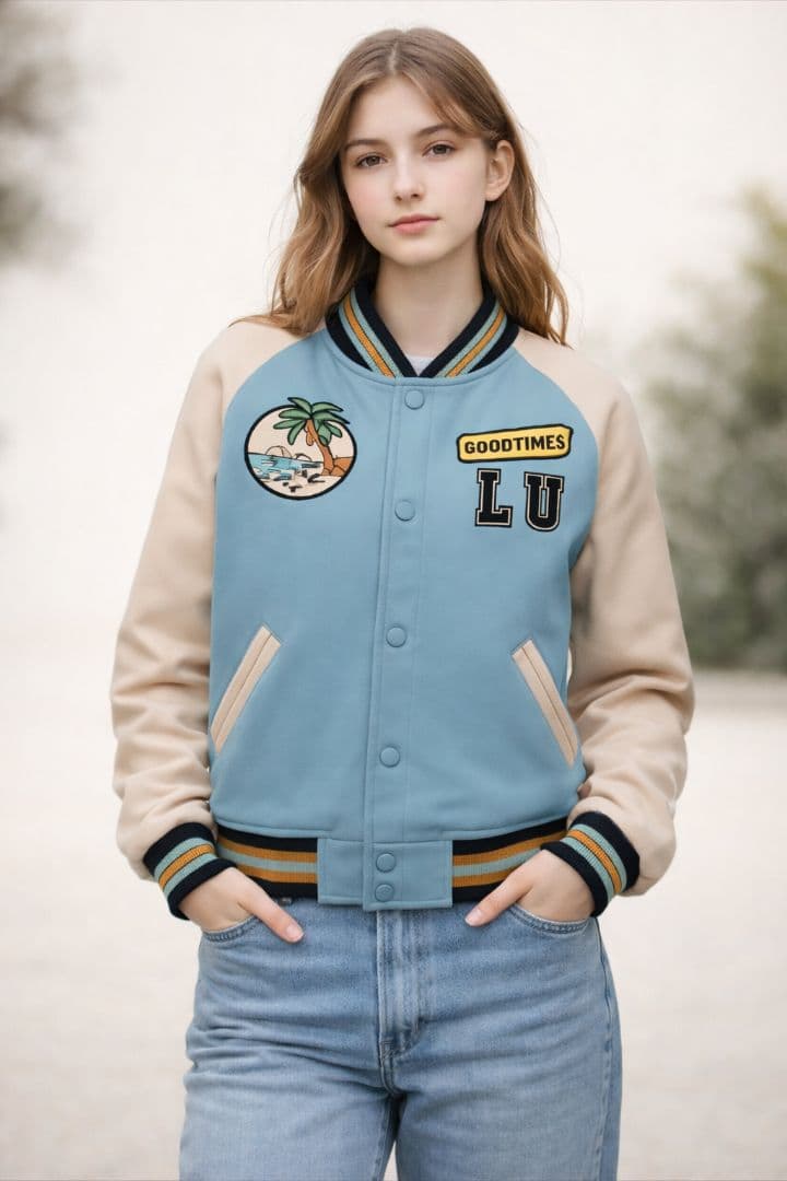 コーチ リバーシブルジャケット スタジャン ✨刺繍 ワッペン サイズM~L