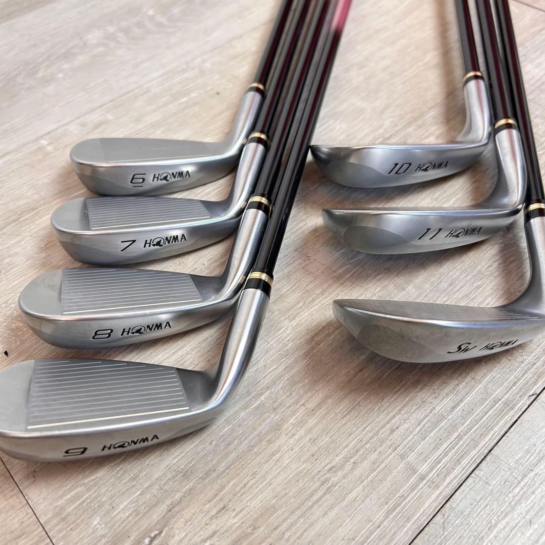 【レディース右】ホンマBERES 超豪華アイアンセット 7本 星2 ARMRQ6