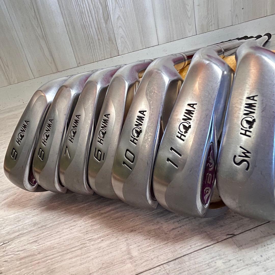 【レディース右】ホンマBERES 超豪華アイアンセット 7本 星2 ARMRQ6