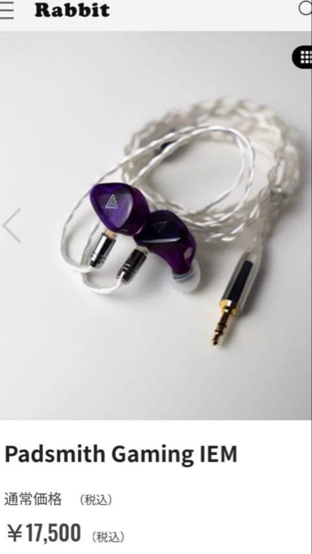 極美品値下げ可Padsmith IEM