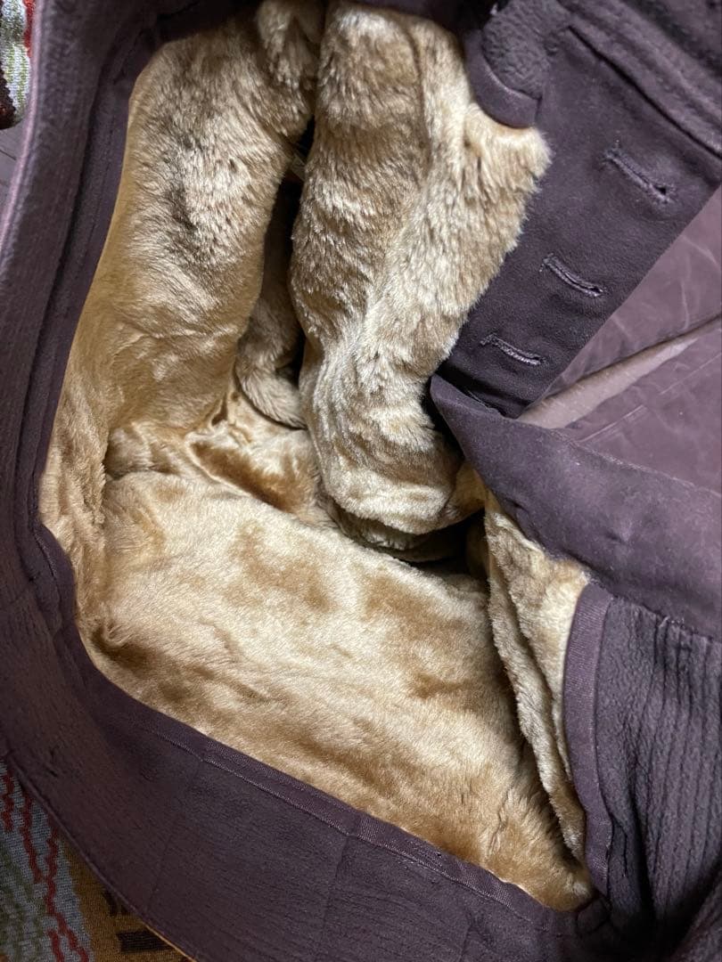 レア NATAL DESIGN 裏ボア サルエルパラシュートパンツ