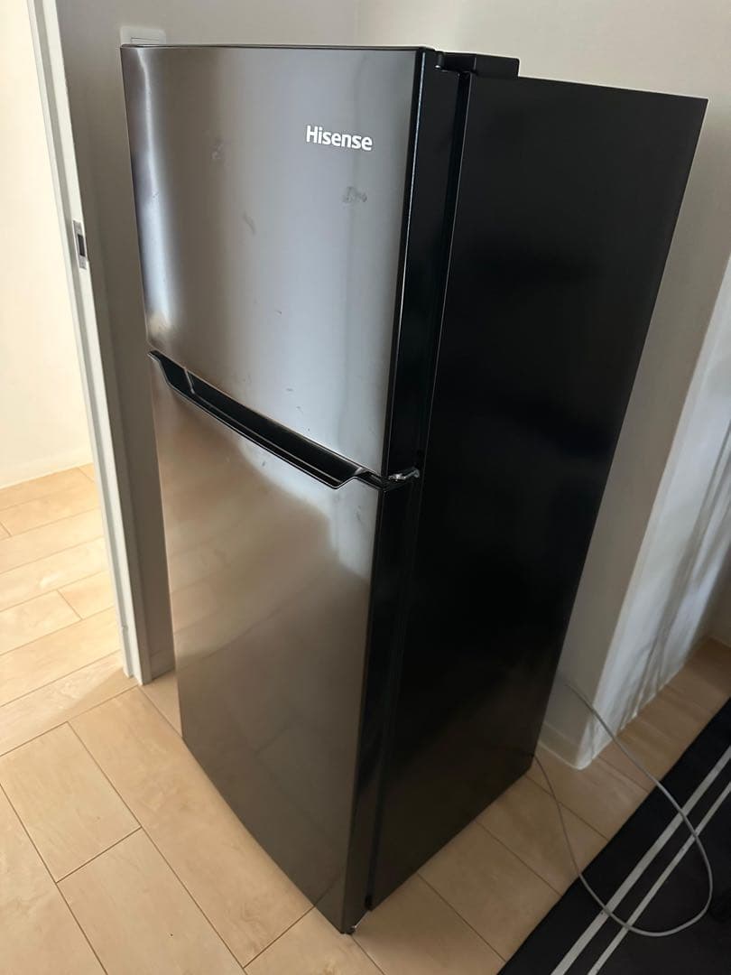 Hisense 2ドア冷蔵庫 ブラック