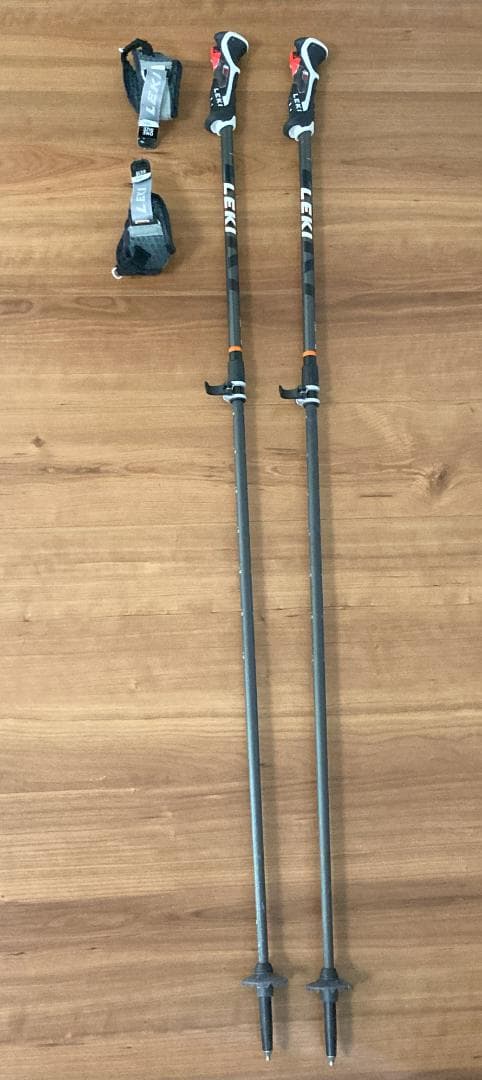 レキ LEKI スキーストック 伸縮カーボンポール PEAK VARIO 3D