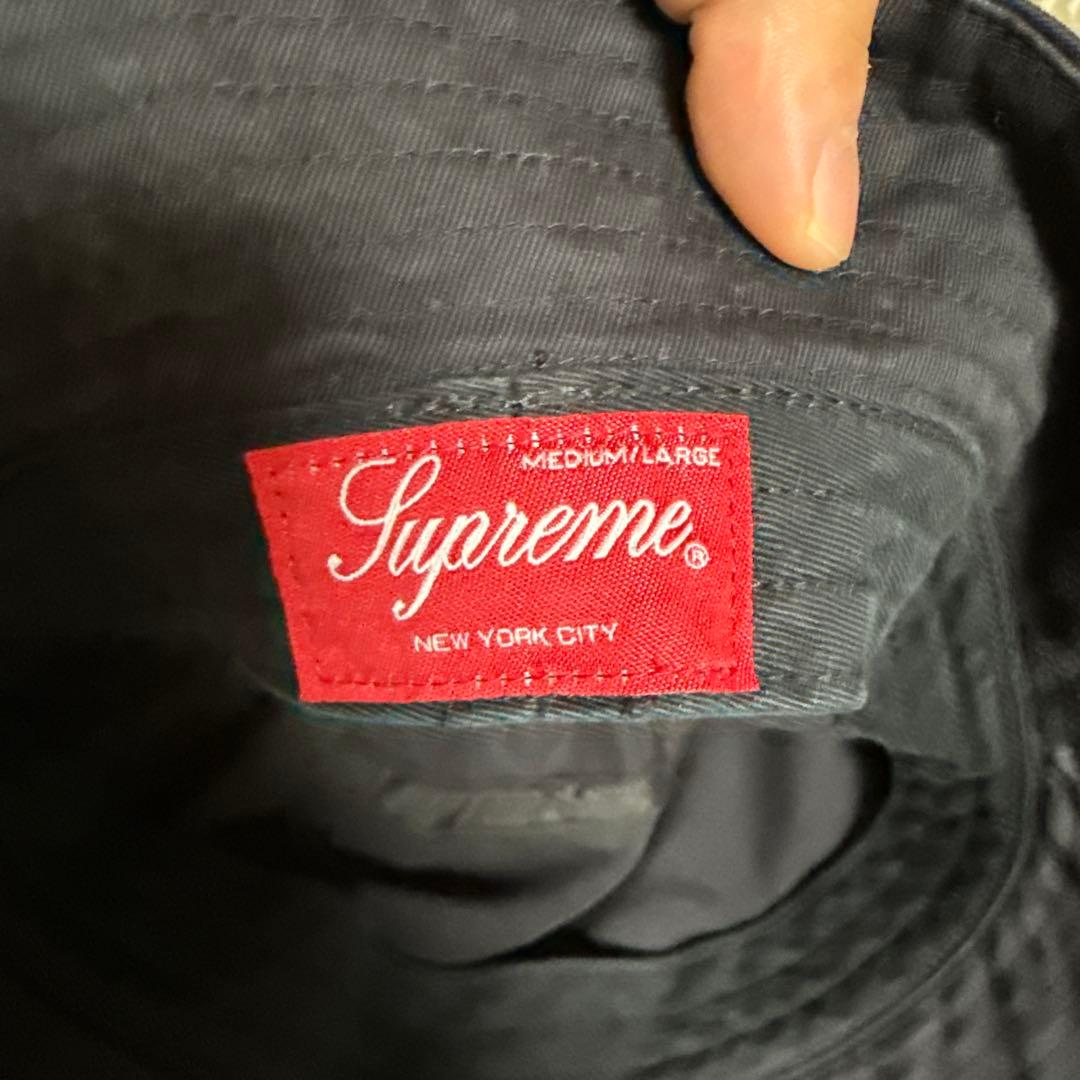 帽子 Supreme Embroidered Brim Crusher \"Black\"