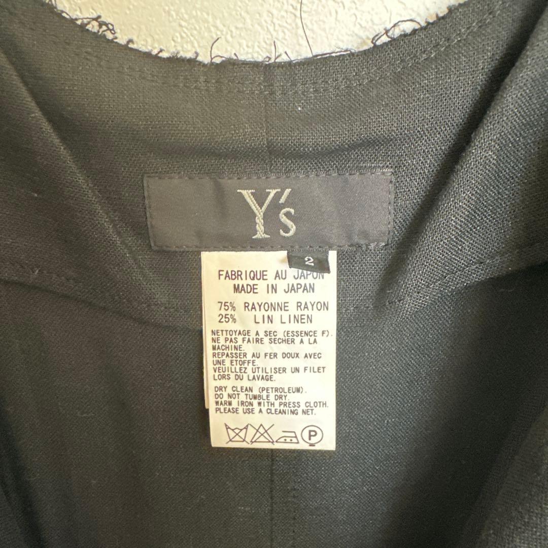 Y's ノースリーブロングワンピース ブラック サイズ2