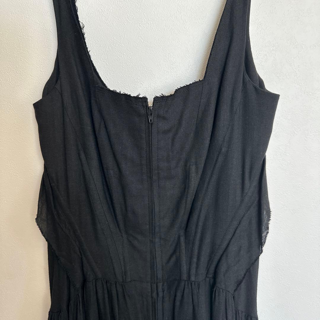 Y's ノースリーブロングワンピース ブラック サイズ2