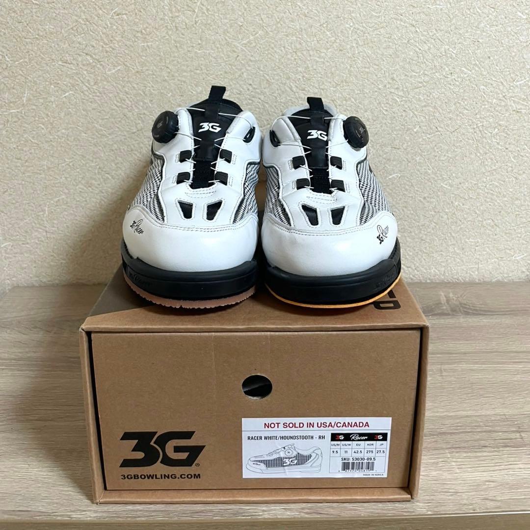 ★ボウリング★シューズ★ストーム★3G・ダイヤルレーサー★27.5cm★ホワイト