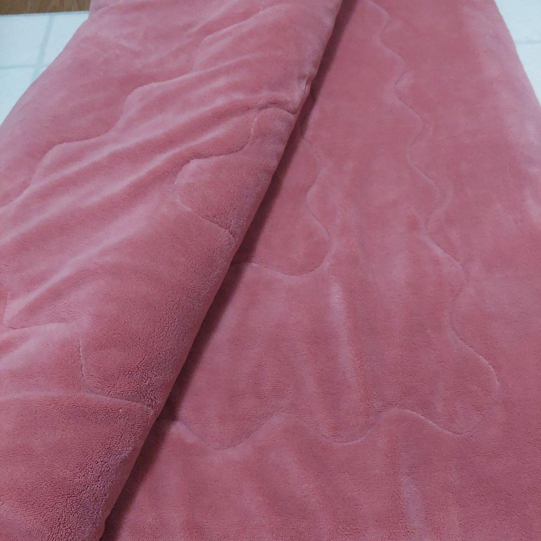 ひな暖 MRPプレミアム ピンク 掛け布団と敷きパッドセット。