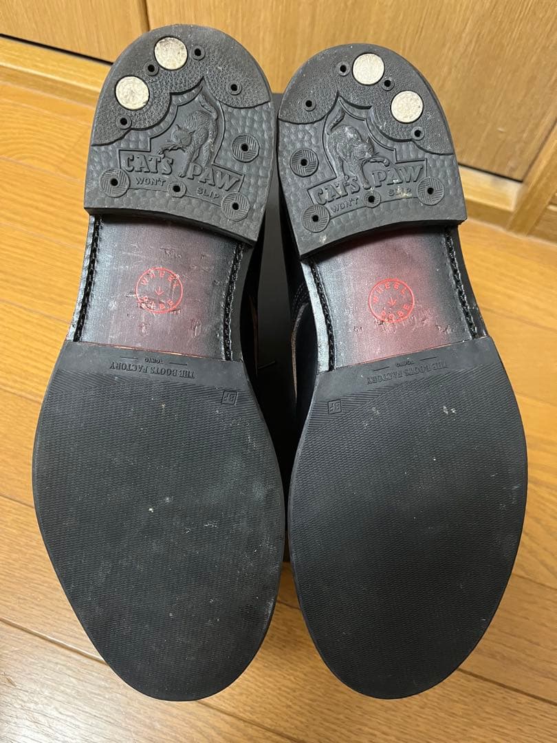 靴 WHEEL ROBE HEAVY STITCHING MOC TOE 8 1/2