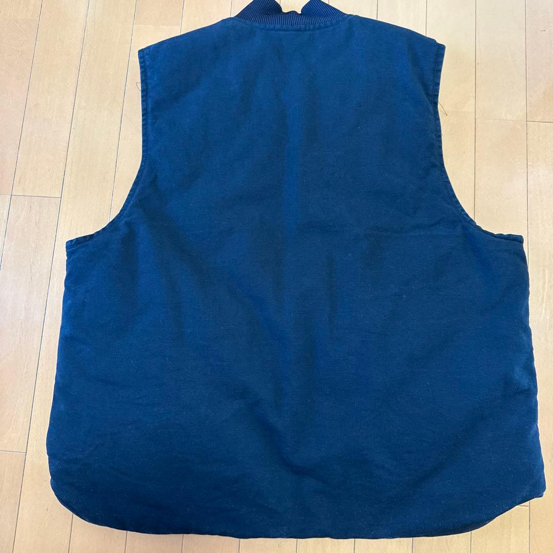 a*m様 Carhartt ダックベスト 黒 YKK USAジッパー アタリ◎ヴ