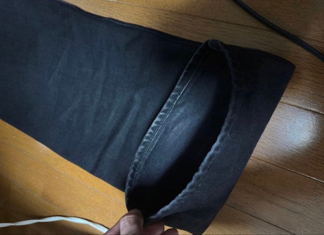 dairiku 21ss 27インチ ノンウォッシュデニム ブラック