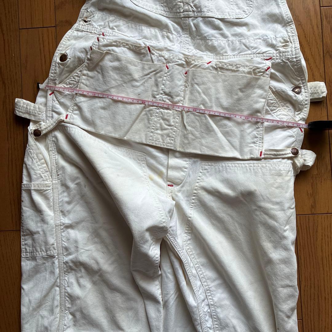 60s PAY DAYオーバーオールダブルニー　エプロン