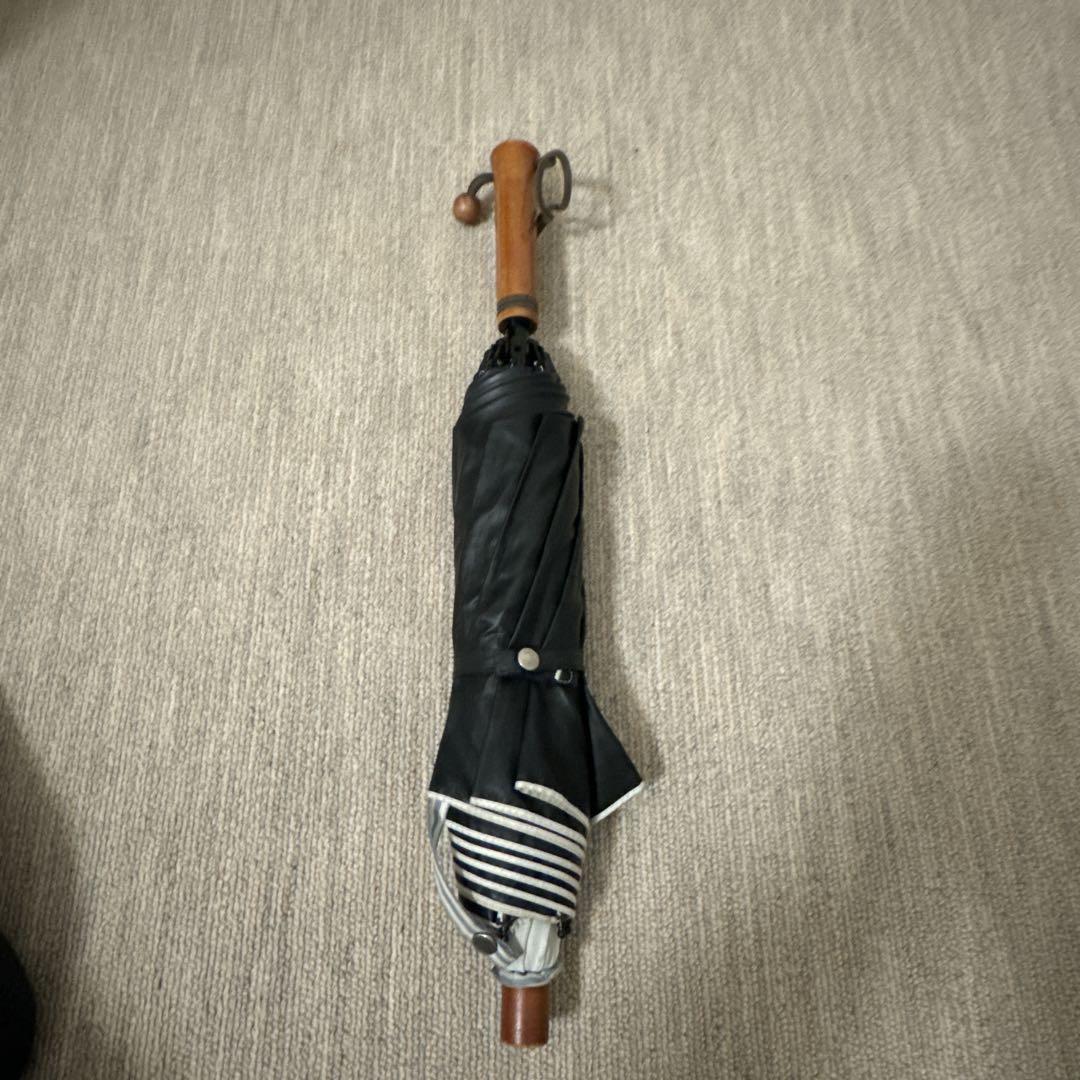 サンバリア100 ボーダー 2つ折り 日傘