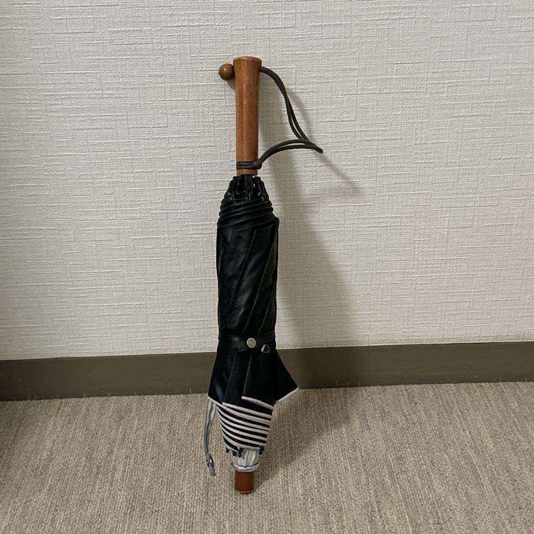 サンバリア100 ボーダー 2つ折り 日傘