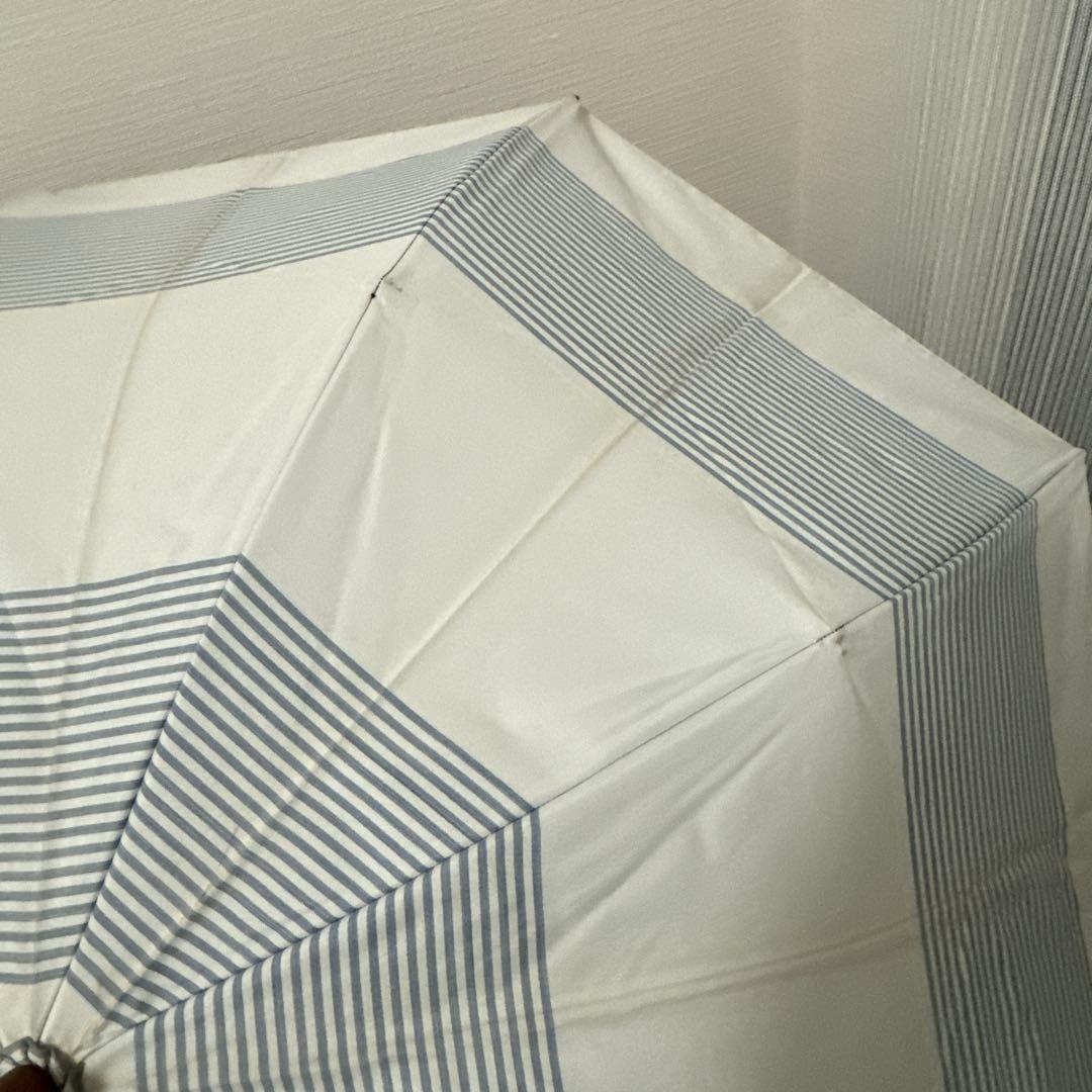 サンバリア100 ボーダー 2つ折り 日傘