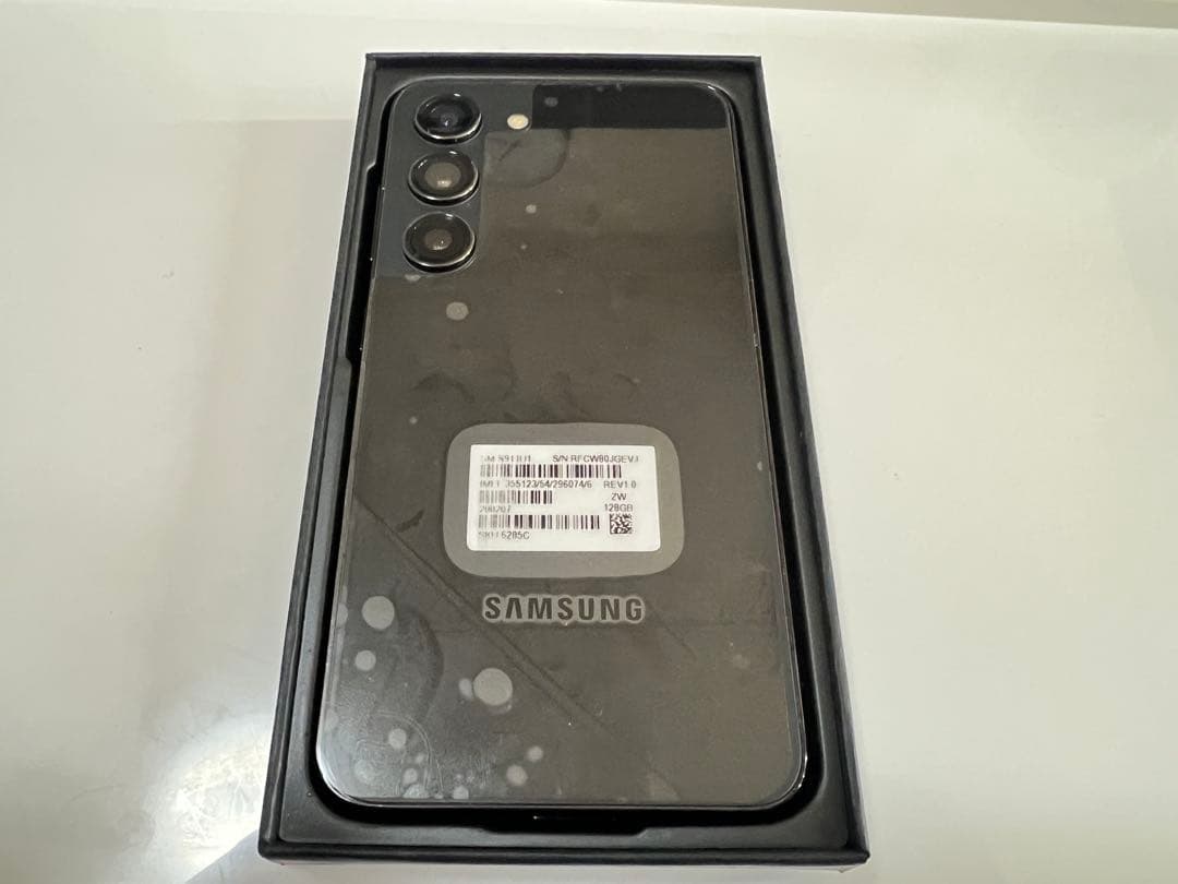 【海外未使用品】Galaxy S23 128GB ファントムブラック（US版）