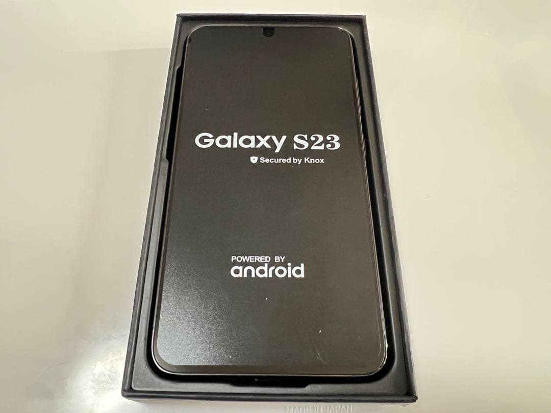 【海外未使用品】Galaxy S23 128GB ファントムブラック（US版）