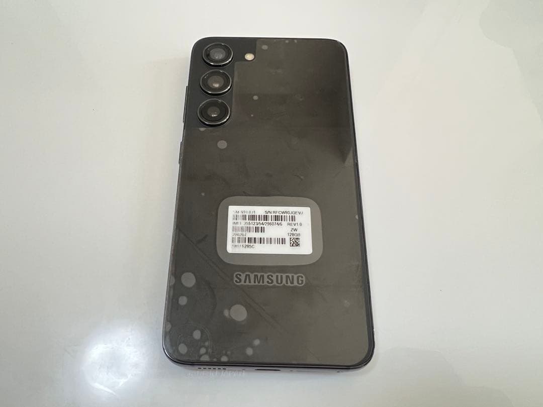 【海外未使用品】Galaxy S23 128GB ファントムブラック（US版）