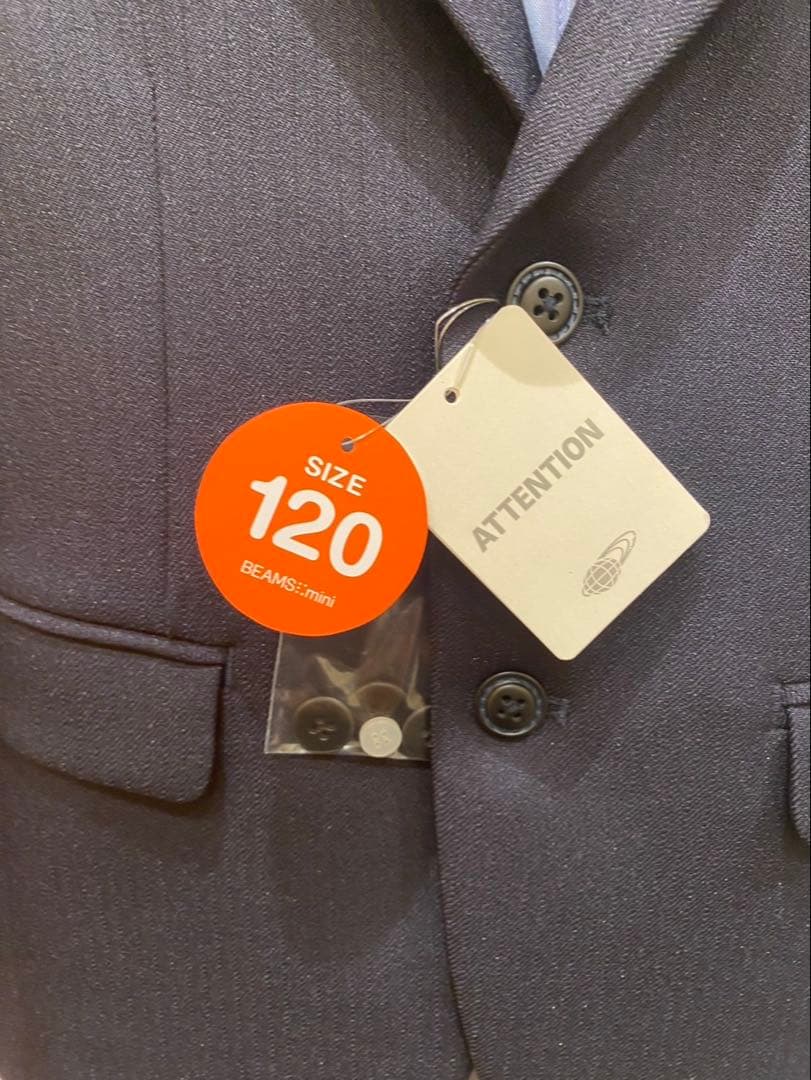 BEAMS mini 120 入学式 卒園式 セレモニー キッズスーツ　ビームス