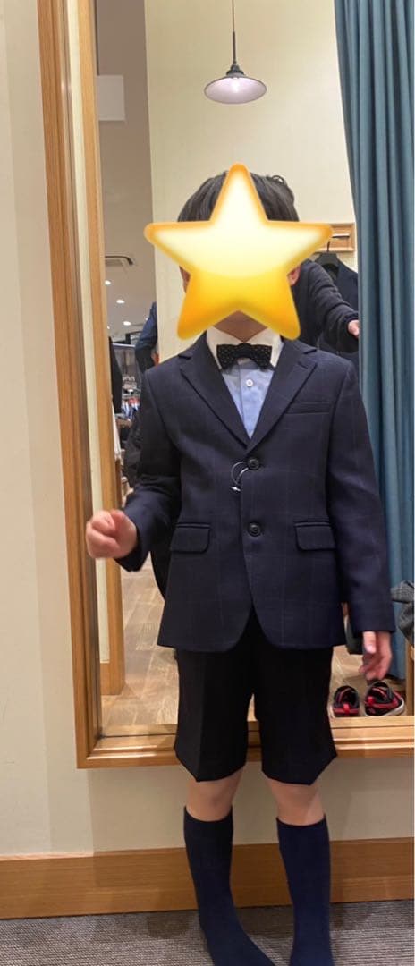 BEAMS mini 120 入学式 卒園式 セレモニー キッズスーツ　ビームス