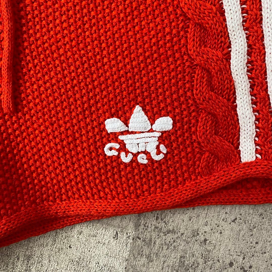 GUCCI adidas グッチ アディダス ショート パンツ ニット赤　レッド