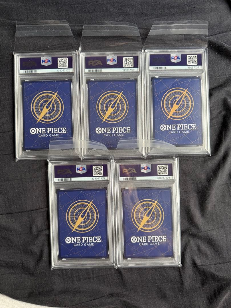 5連番　PSA10 ワンピースカード　受け継がれる意志 ゴッドパック　五老星