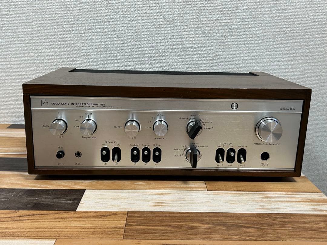 LUXMAN SQ505X ソリッドステートアンプ 本体