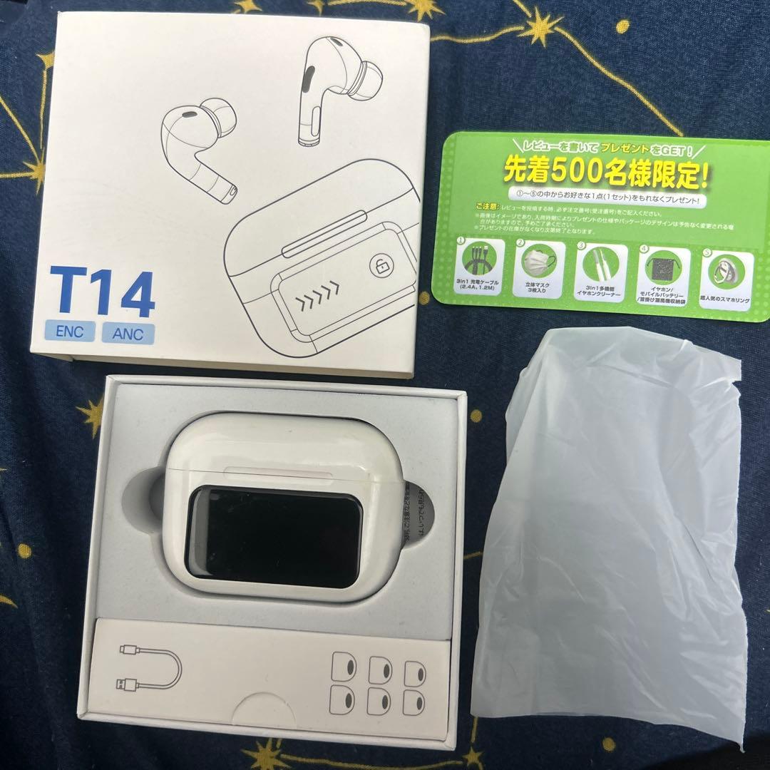 T14 ワイヤレスイヤホン ENC ANC