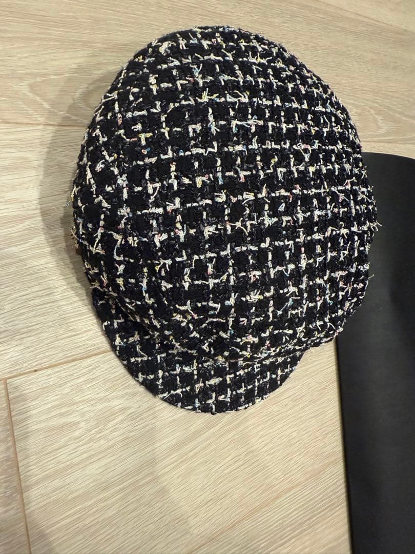 CHANEL ツィード　キャスケット