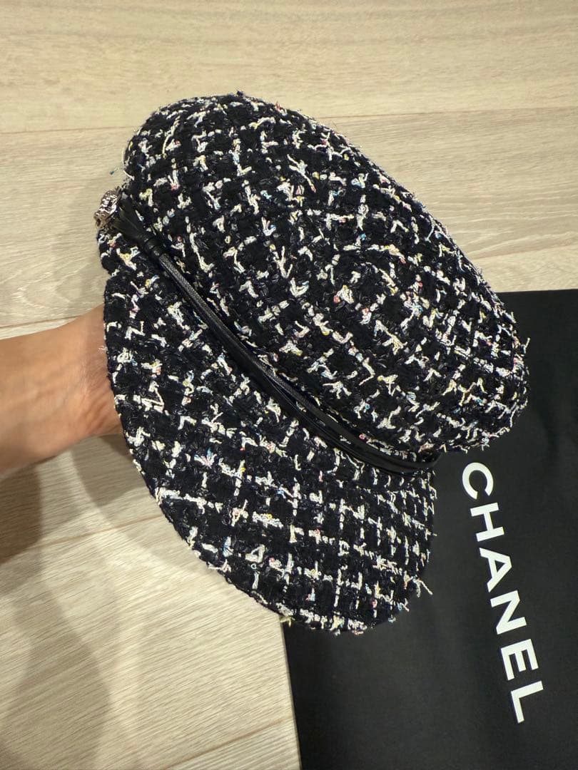 CHANEL ツィード　キャスケット
