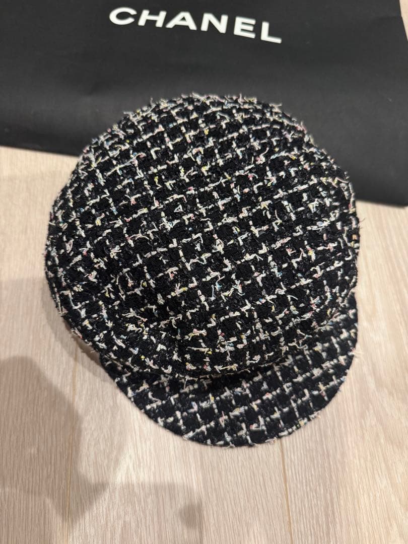 CHANEL ツィード　キャスケット