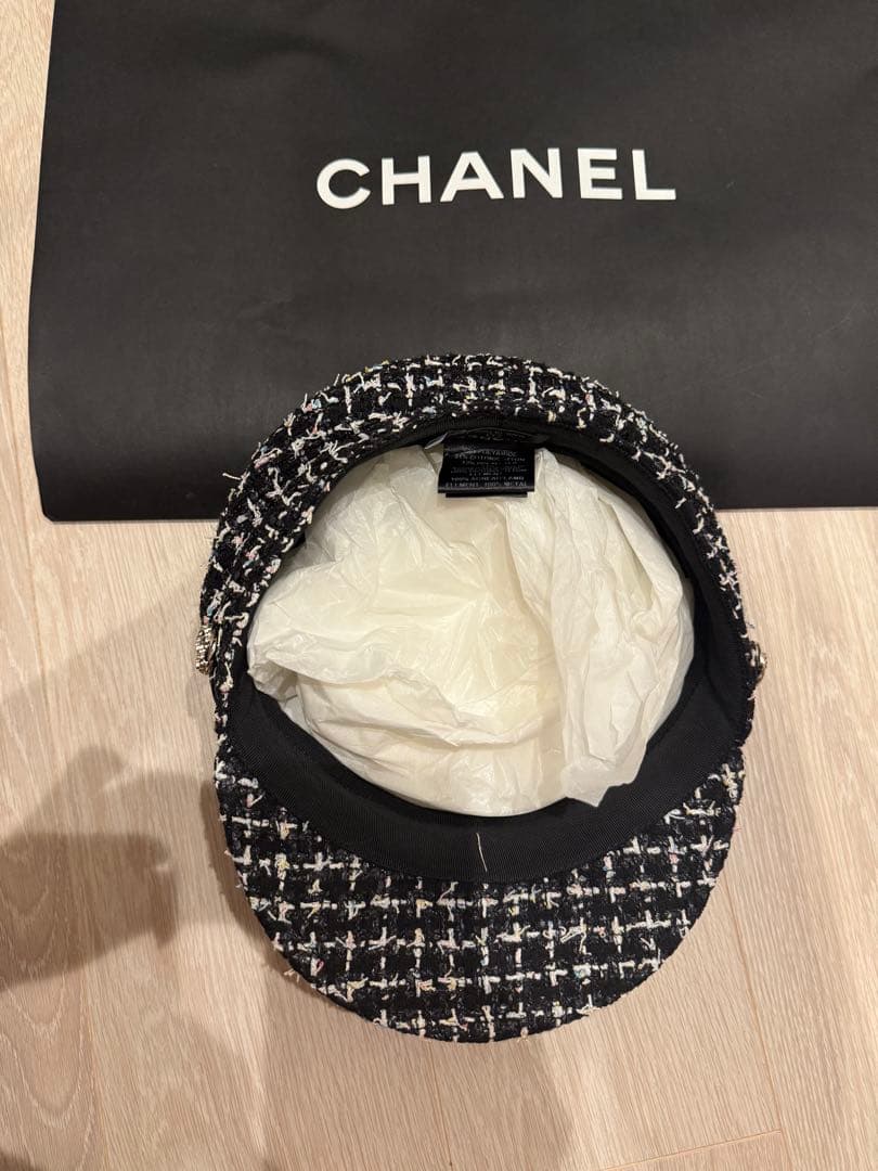 CHANEL ツィード　キャスケット