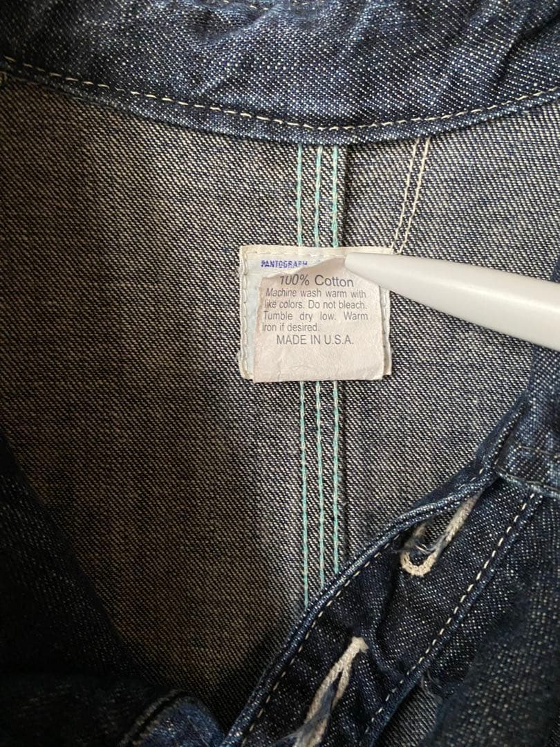 ポストオーバーオールズ　カバーオール　Ｍサイズ アメリカ製