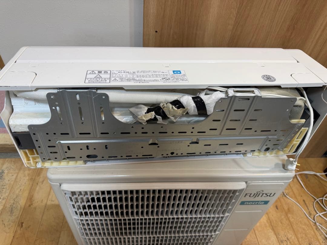 富士通ゼネラル 2019年製 エアコン本体一式 AS-R28J-W 主に10畳用