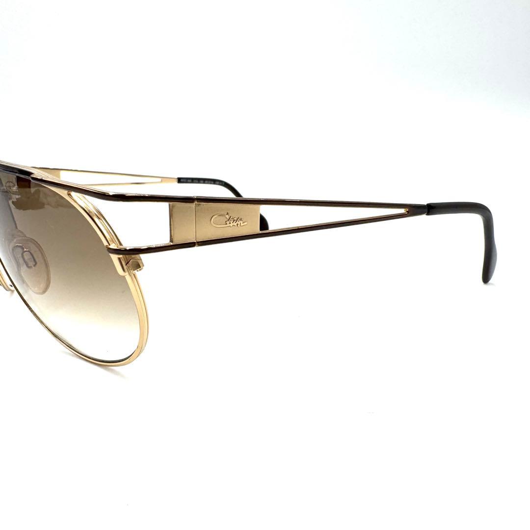 【美品】CAZAL カザール サングラス ゴールドフレーム×ブラウングラデレンズ