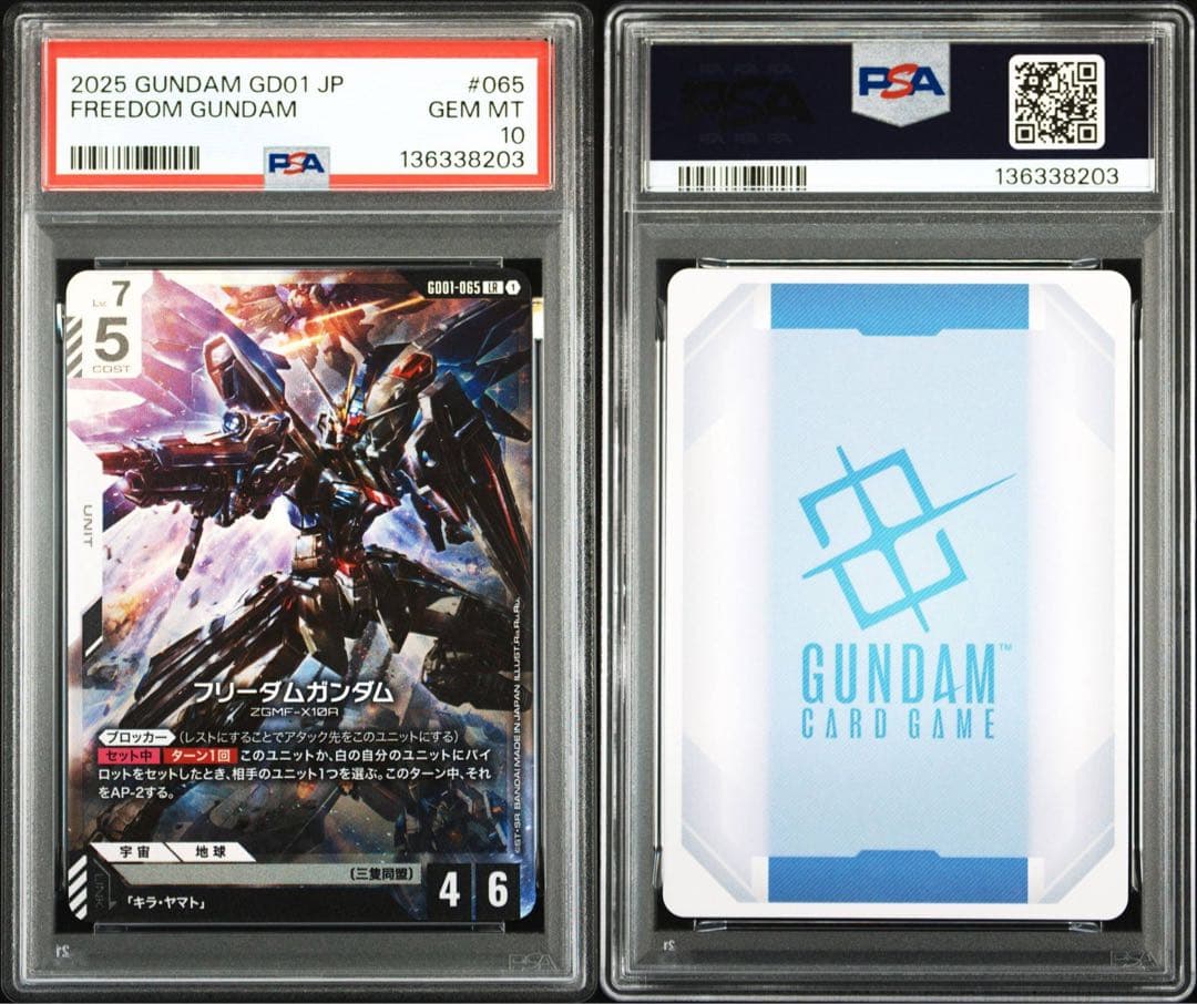 PSA10フリーダムガンダム #065 8203